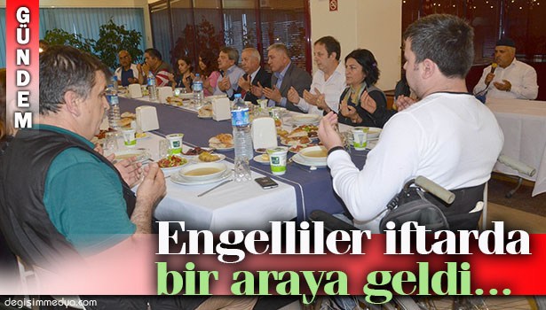 ZONGULDAK BELEDİYESİ'NİN GELENEKSEL İFTARI, ENGELLİLERİ BİR ARAYA GETİRDİ