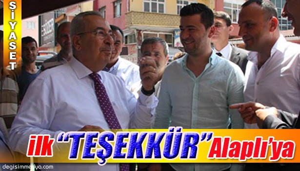 MHP ZONGULDAK MİLLETVEKİLİ ZEKİ ÇAKAN ALAPLI HALKINA TEŞEKKÜR ETTİ