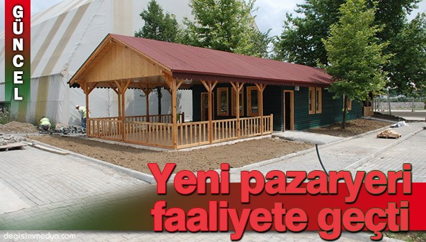 AÇIK PAZARYERİ YAPIMI TAMAMLANDI