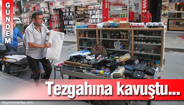 'AÇIM, BEN AÇ' DİYEN GAZİ HASAN AYDIN, SEYYAR TEZGAHINA KAVUŞTU