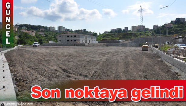 EREĞLİ BELEDİYESİ YENİ ŞANTİYEDE SONA GELİNDİ