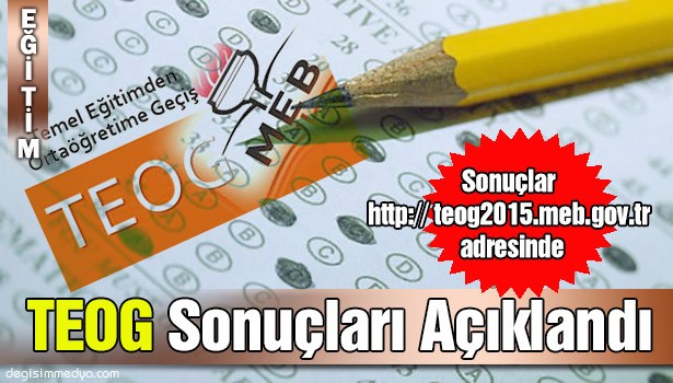 MEB'DEN TEOG AÇIKLAMASI