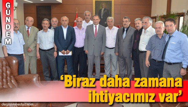 MUHTARLAR VALİ KABAN İLE MÜLKİYET SORUNUNU KONUŞTU