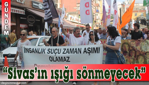 ZONGULDAK'TA SİVAS KATLİAMINDA ÖLEN 35 AYDIN ANILDI