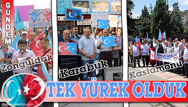 MÜSLÜMANLARA YAPILAN SALDIRI PROTESTO EDİLİYOR