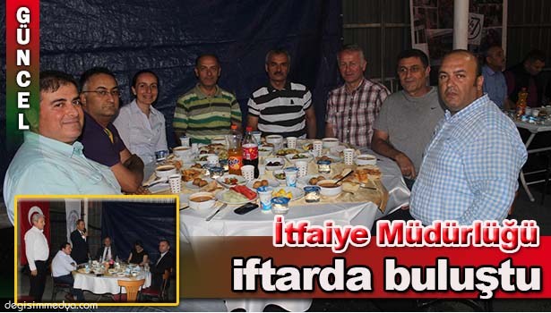 KDZ.EREĞLİ BELEDİYESİ İTFAİYE MÜDÜRLÜĞÜ İFTARDA BULUŞTU