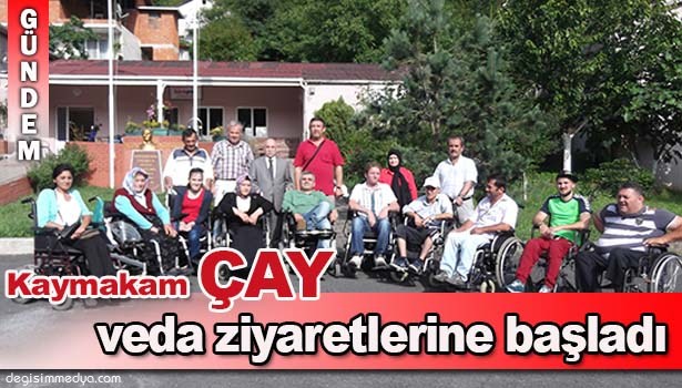 KAYMAKAM ÇAY VEDA ZİYARETLERİNE BAŞLADI