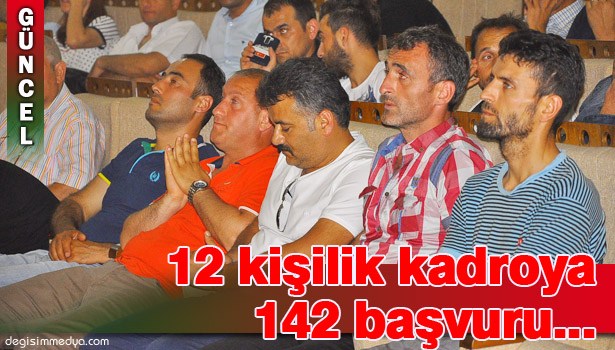 12 KİŞİ, NOTER HUZURUNDA YAPILAN KURA ÇEKİMİYLE BELİRLENDİ
