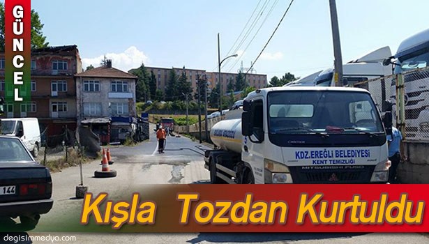 KIŞLA TOZDAN KURTULDU