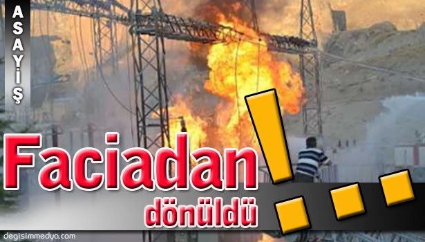 ELEKTRİK TRAFOSU PATLADI, İKİ İŞÇİ YARALANDI