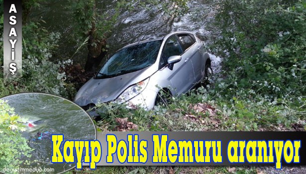 OTOMOBİL DEREYE UÇTU: 1 YARALI, 1 KAYIP