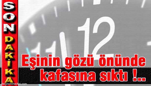 BOŞANMAK İSTEMEDİĞİ EŞİYLE SON GÖRÜŞMESİNDE KENDİNİ VURDU