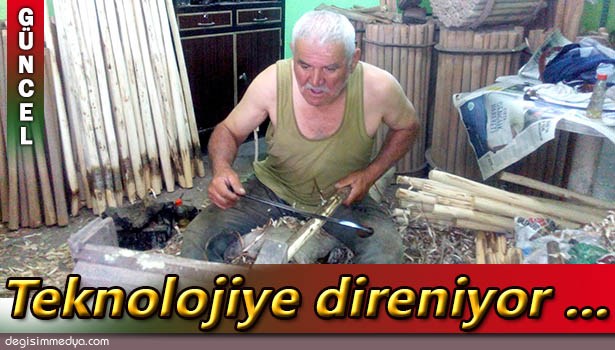 ALAPLI İLÇESİNDE SAPCILIK YAPAN İSMAİL AKKAYA TEKNOLOJİYE DİRENİYOR