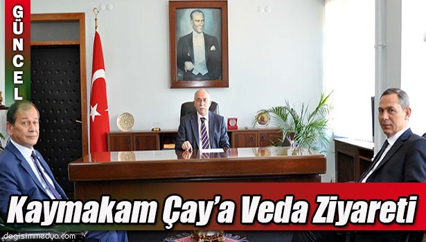UYSAL'DAN ÇAY'A VEDA ZİYARETİ