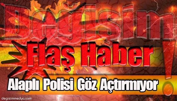 ALAPLI POLİSİ HIRSIZLARA GÖZ AÇTIRMIYOR