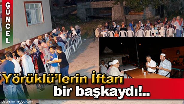 YÖRÜKLÜLER'DEN KADİR GECESİ'NE ÖZEL İFTAR PROGRAMI