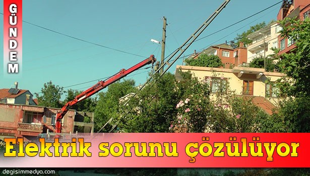 TÜRKALİ'DE ELEKTRİK DİREKLERİ YENİLEME ÇALIŞMALARI