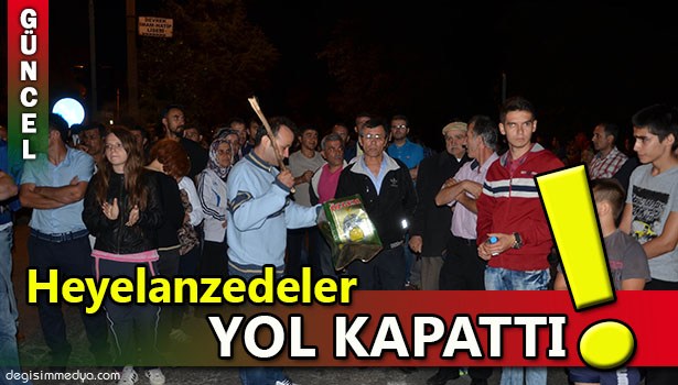 ZONGULDAK'IN DEVREK İLÇESİNDE 'HEYELAN' EYLEMİ