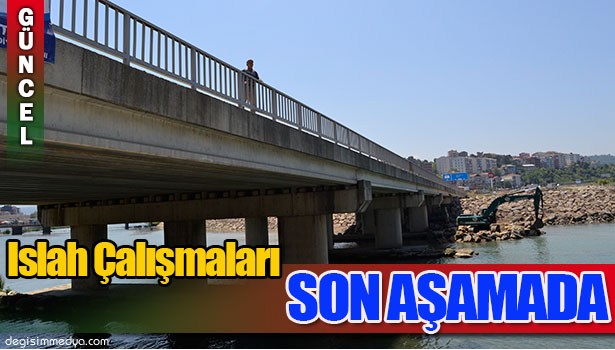 ALAPLI ÇAYI'NDA ISLAH ÇALIŞMALARI SON AŞAMAYA GELDİ