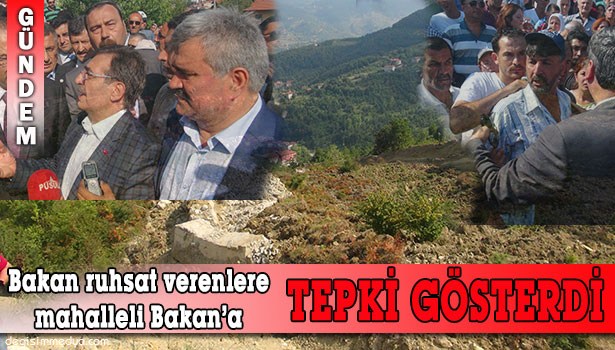 BAKAN GÜLLÜCE, HEYELAN ALANINI İNCELEDİ