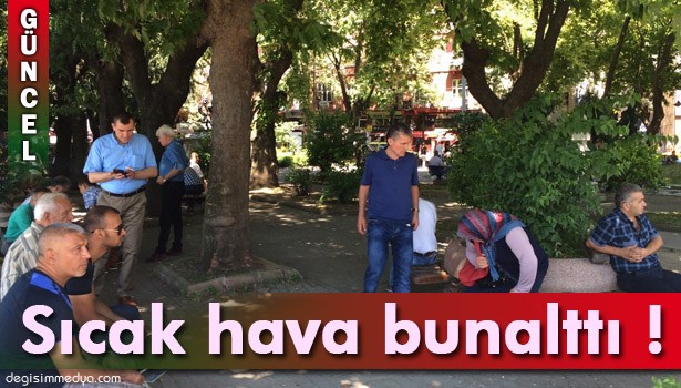 SICAK HAVADAN BUNALAN VATANDAŞ SOLUĞU SAHİLDE ALDI