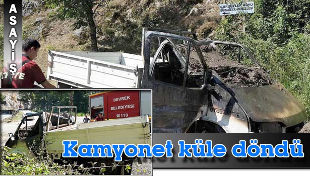 KAMYONET KULLANILMAZ HALE GELDİ