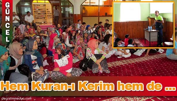 HEM KUR'AN-I KERİM ÖĞRENİYORLAR HEM DE TRAFİK KURALLARINI