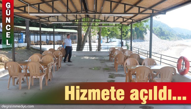 ALAPLI BELEDİYE PLAJI HİZMETE AÇILDI...