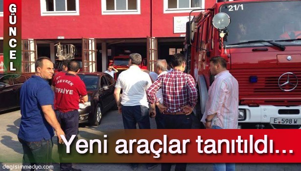 DEVREK'TE YENİ ARAÇLAR TANITILDI...