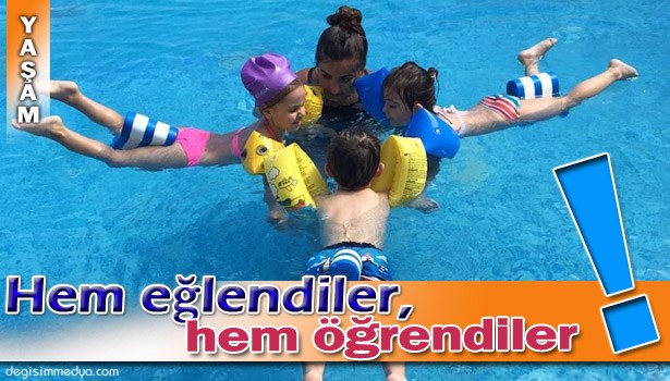AKÇAKOCA'DA 75 ÇOCUK YÜZMEYİ ÖĞRENDİ