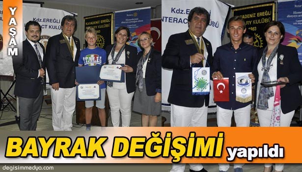 KDZ.EREĞLİ ROTARY KULÜP'DE YAZ KAMPI SONA ERDİ, BAYRAK DEĞİŞİMİ YAPILDI