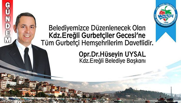 KDZ. EREĞLİ BELEDİYESİ'NDEN GURBETÇİLER GECESİ