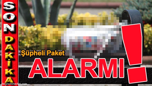 ŞÜPHELİ ÇANTA ALARMI