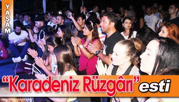 EREĞLİ'DE KARADENİZ RÜZGARI ESTİ
