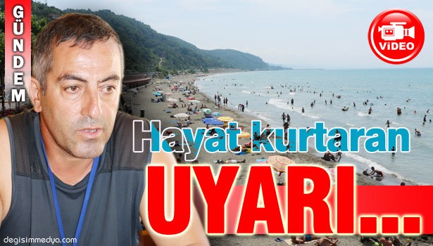 "AKINTIDA KIYIYA DOĞRU DEĞİL, ÇAPRAZ OLARAK YÜZÜN"
