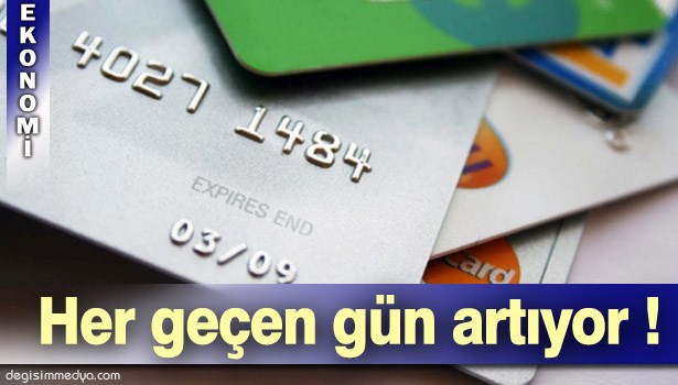 BORCUNDAN DOLAYI YASAL TAKİBE GİREN KREDİ KARTI SAYISI YÜZDE 6 ARTTI