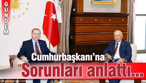 ÖZBAKIR, CUMHURBAŞKANI ERDOĞAN İLE GÖRÜŞTÜ