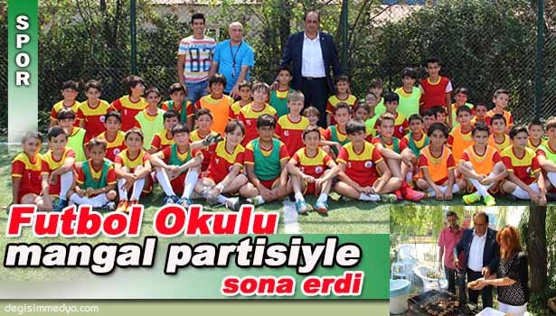 GÜLÜÇ YAZ FUTBOL OKULU MANGAL PARTİSİ İLE SONA ERDİ