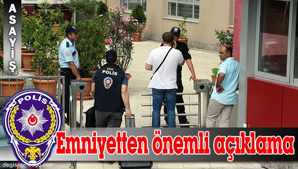 ZONGULDAK EMNİYETİ'NDEN PARALEL ÖRGÜTE AİT OKULLARA DÜZENLENEN OPERASYONLA İLGİLİ AÇIKLAMA