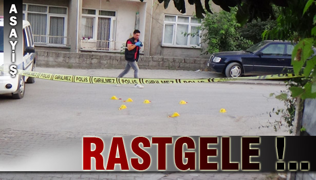 EŞİYLE TARTIŞINCA TÜFEKLE ETRAFA RASTGELE ATEŞ AÇTI !