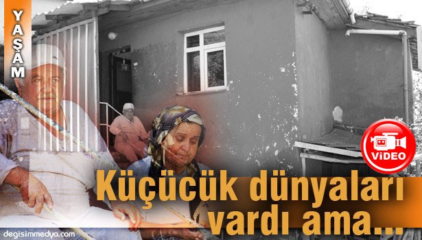 DEPREM HASARLI EV YAŞLI ÇİFTİN BAŞINA YIKILDI
