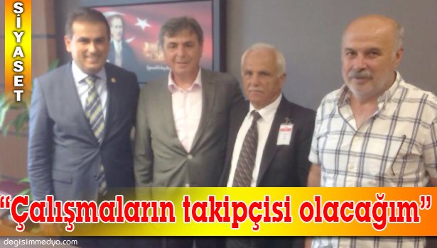 DEMİRTAŞ, BAŞKAN AYDIN'I AĞIRLADI