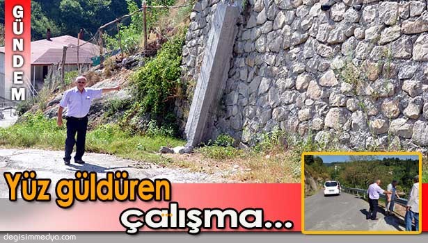 GÜLDERE MAHALLESİNİN YÜZÜNÜ GÜLDÜREN ÇALIŞMA