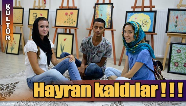 BEÜ'NÜN YABANCI UYRUKLU KONUK ÖĞRENCİLERİ 'EBRU SANATI' İLE TANIŞTI