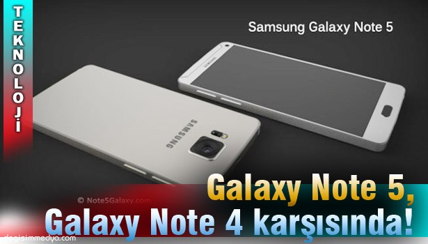 MERAKLA BEKLENEN SAMSUNG GALAXY NOTE 5 TANITILDI