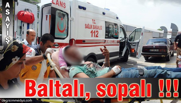 ÇOCUK KAVGASI YÜZÜNDEN İKİ AİLE BİRBİRİNE GİRDİ: 2 YARALI !..