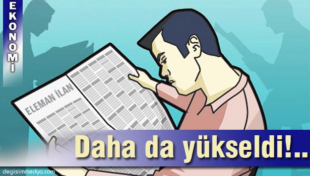 İŞSİZLİK ORANI YÜZDE 9,3 SEVİYESİNE YÜKSELDİ