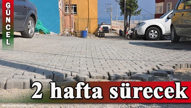 KALDIRIM VE PARKE ÇALIŞMALRI DEVAM EDİYOR