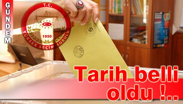 YSK'DAN 1 KASIM İÇİN SEÇİM HAZIRLIĞI