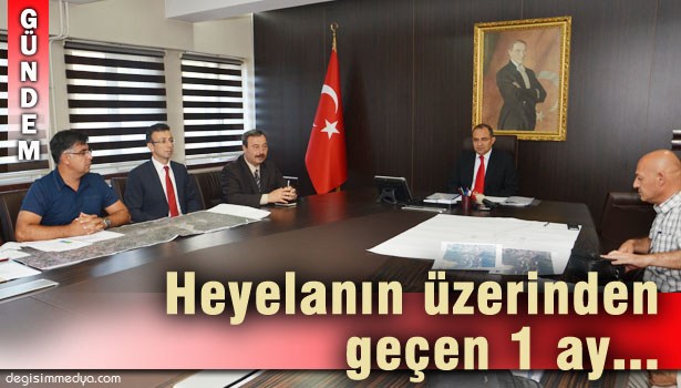 DEVREK'TEKİ HEYELANIN BİR AYLIK DEĞERLENDİRMESİ YAPILDI